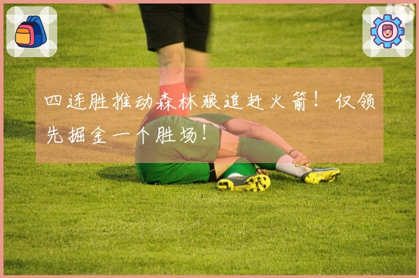 四连胜推动森林狼追赶火箭！仅领先掘金一个胜场！